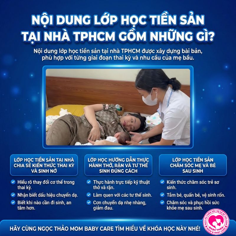 lớp học tiền sản tại nhà tphcm